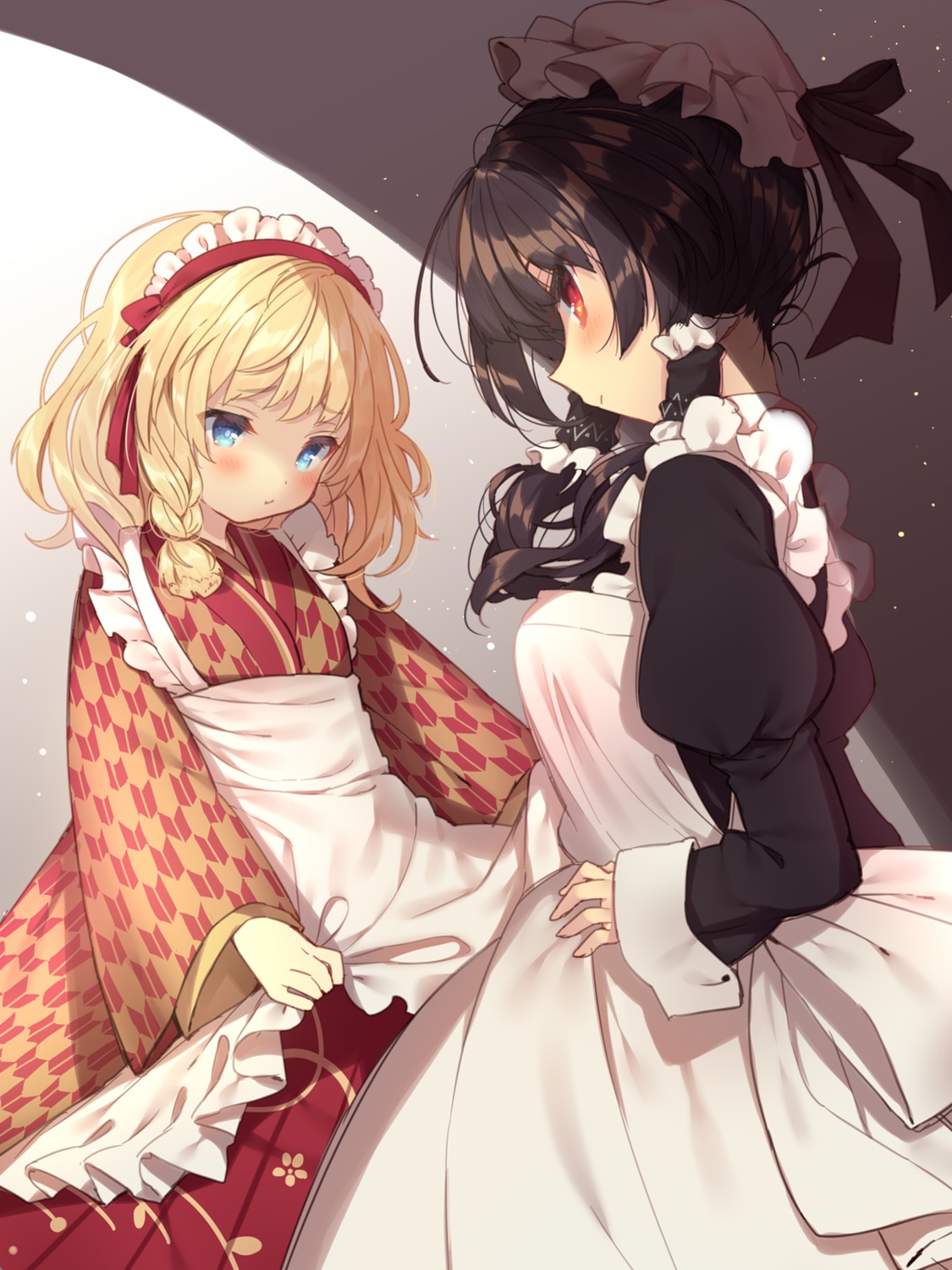 yande.re 393859 sample hakurei_reimu kirisame_marisa maid touhou usamata wa_maid.jpg