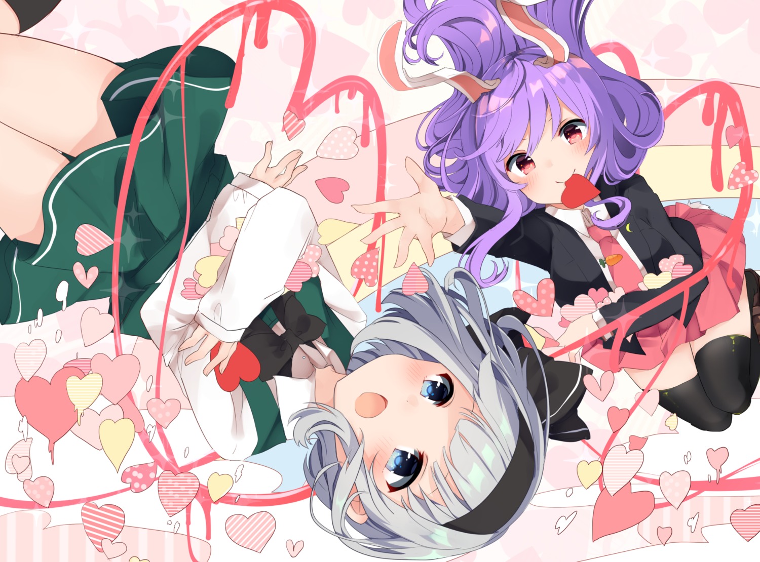 yande.re 435469 sample animal_ears bunny_ears konpaku_youmu reisen_udongein_inab.jpg